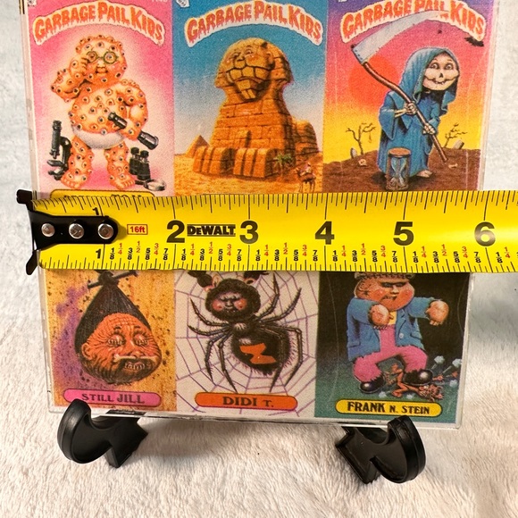 Rare Vtg MCM 1986 Six Different Images Of Garbage Pail Kids Carnival Prize Glass - Picture 13 of 15